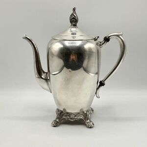 F B Rogers Silver Co. Silver Plated Vintage 19th Century Tea Pot #2670